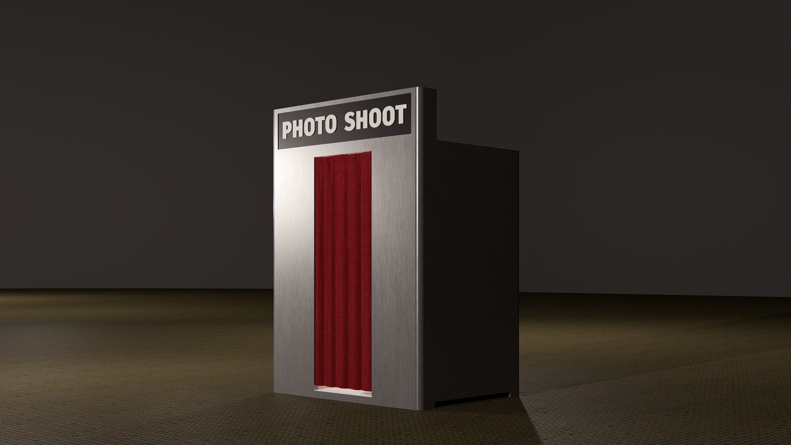 Three-quarter view of the Laqta booth